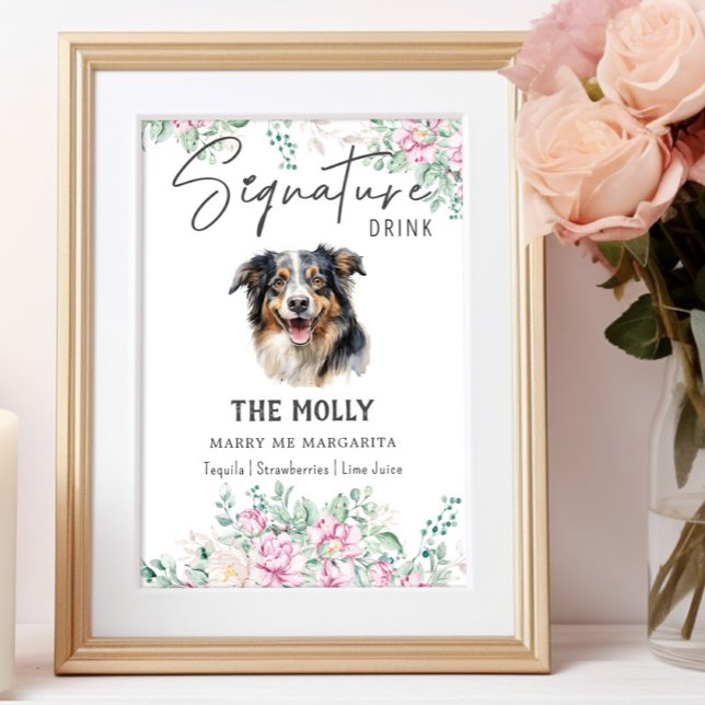 Australischer Schäferhund-Zeichen Poster (Von Creator hochgeladen)