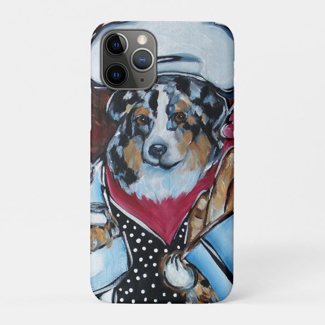 AUSTRALISCHER SCHÄFERHUNDE KOCH Case-Mate iPhone HÜLLE (Rückseite)