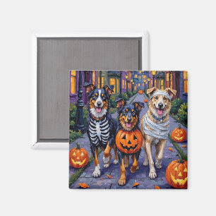 Australischer Schäfertrick-oder-Treating zu Hallow Magnet