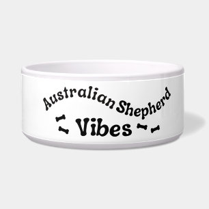 Australischer Schepherd Vibes Keramik Dog Bowl Napf