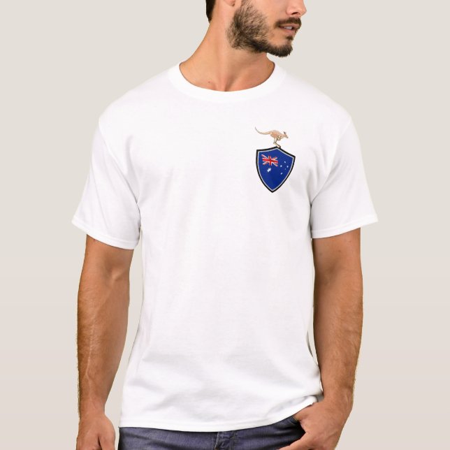 Australischer Schildflagge-T - Shirt (Vorderseite)