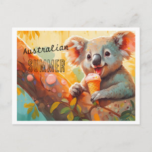 Australischer Sommer, koala Karte anpassbar