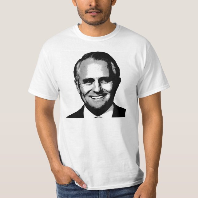 Australischer T - Shirt P.M. Malcolm Turnbull (Vorderseite)