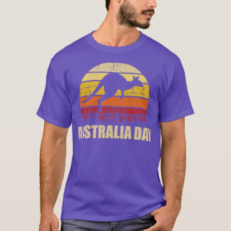 Australischer Tag Vintag T-Shirt