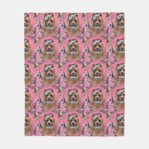 Australischer Terrier Fleecedecke
