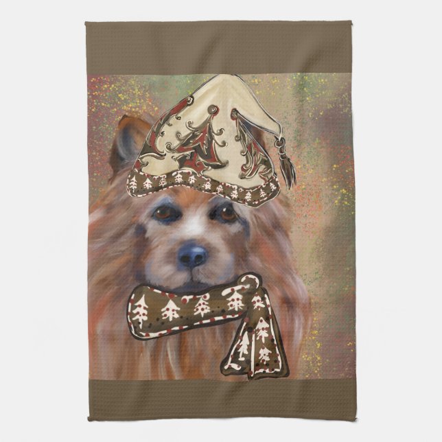 AUSTRALISCHER TERRIER GESCHIRRTUCH (Vertikal)