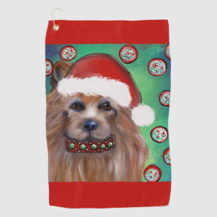 AUSTRALISCHER TERRIER GOLFHANDTUCH