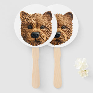 Australischer Terrier Hund 3D Inspiriert Fächer