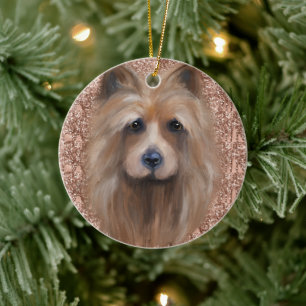AUSTRALISCHER TERRIER KERAMIK ORNAMENT