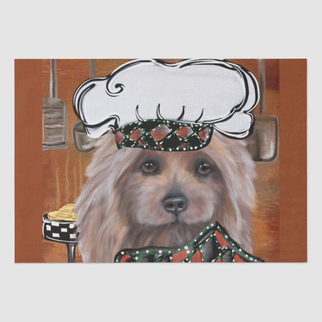 AUSTRALISCHER TERRIER SEIDENPAPIER (Vorderseite)