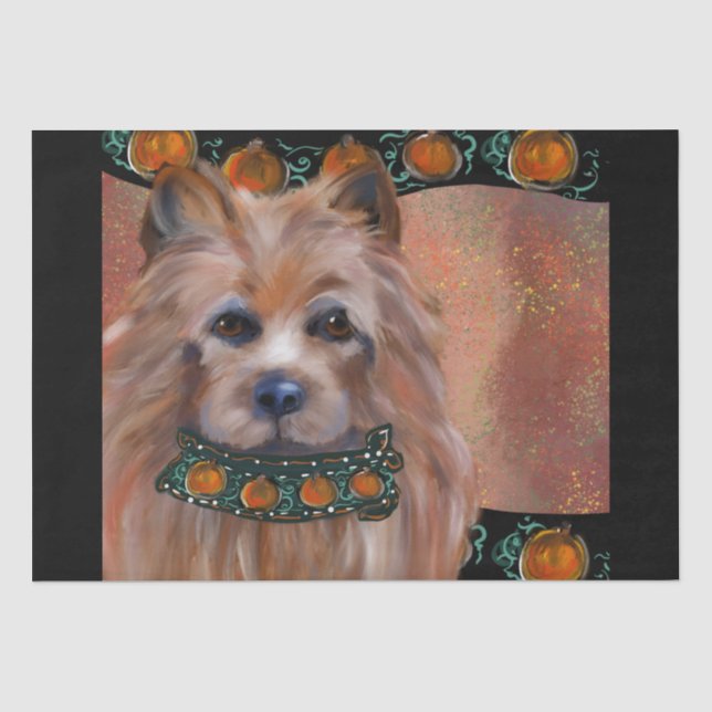 AUSTRALISCHER TERRIER SEIDENPAPIER (Vorderseite)