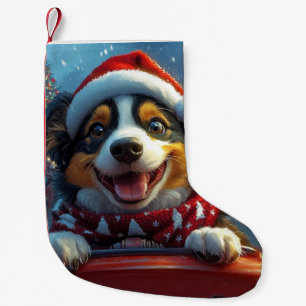 Australischer Treibhund Achterbahn Weihnachten Kleiner Weihnachtsstrumpf