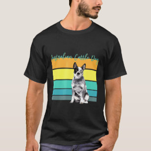 Australischer Treibhund I Heeler Rasse Haustier Fa T-Shirt