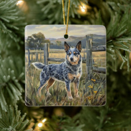 Australischer Treibhund Keramikornament