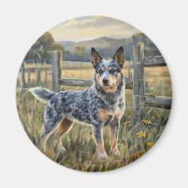 Australischer Treibhund Magnet