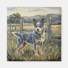 Australischer Treibhund Magnet