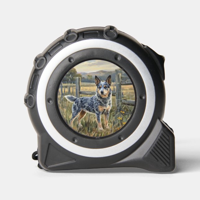 Australischer Treibhund Maßband (Vorderseite)