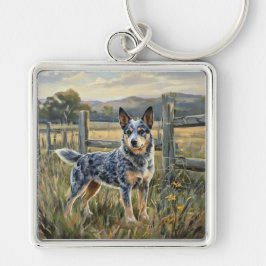 Australischer Treibhund Schlüsselanhänger