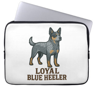 Australischer Treibhund Treuer Blauer Heeler Laptopschutzhülle