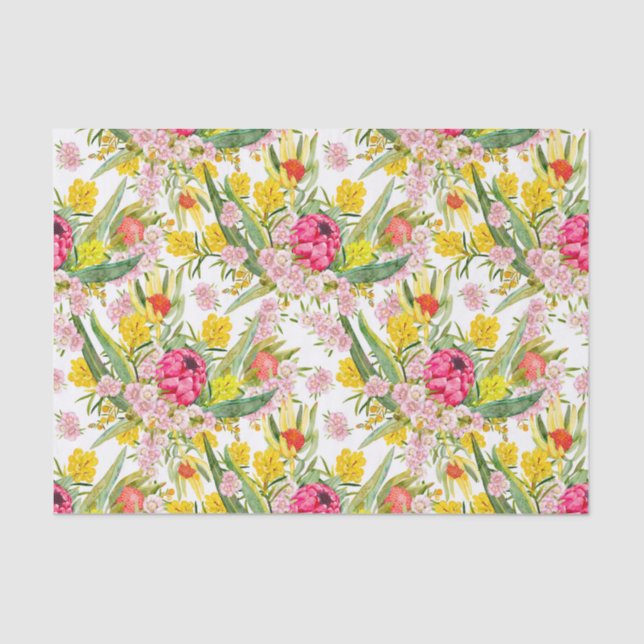 Australischer TropenSummer Seidenpapier (Vorderseite)