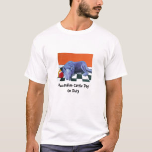 Australischer Vieh-Hund im Dienst T-Shirt