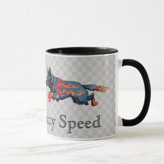 Australischer Vieh-Hund - unsicher mit irgendeiner Tasse