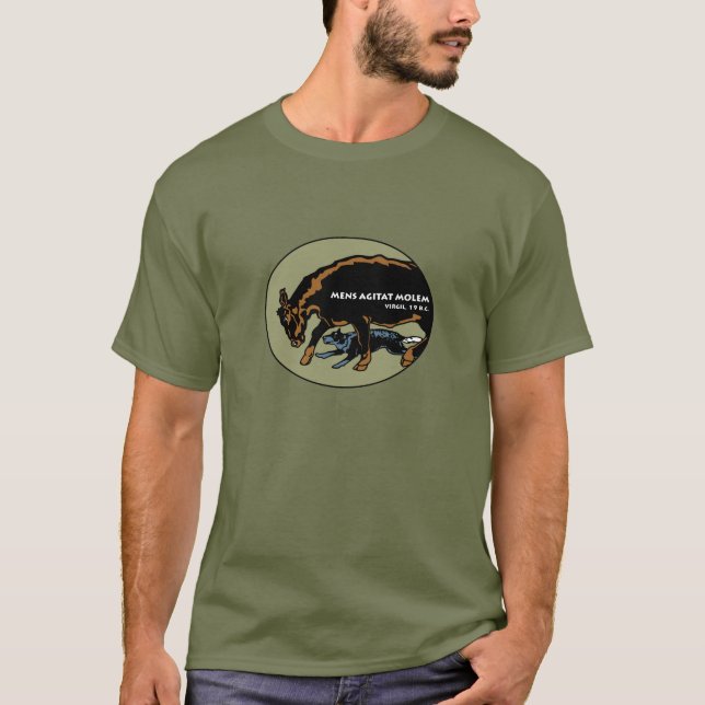 Australischer Vieh-Hund - Verstand bewegt T-Shirt (Vorderseite)