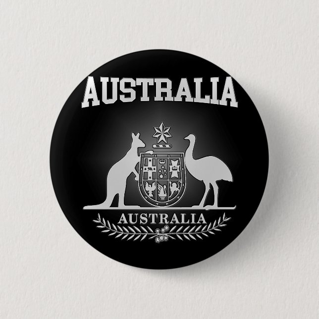 Australischer Wappen Button (Vorderseite)