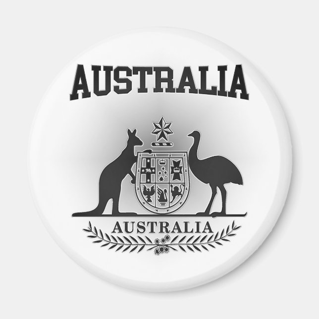 Australischer Wappen Magnet (Vorne)