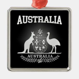 Australischer Wappen Ornament Aus Metall