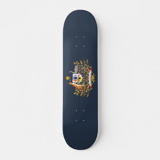 Australischer Wappen Skateboard (Vorne)
