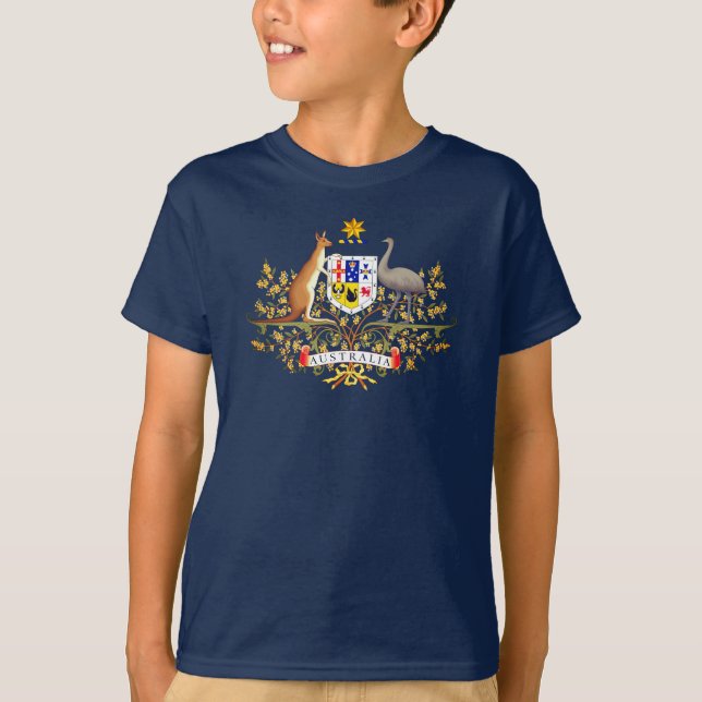 Australischer Wappen-T - Shirt (Vorderseite)