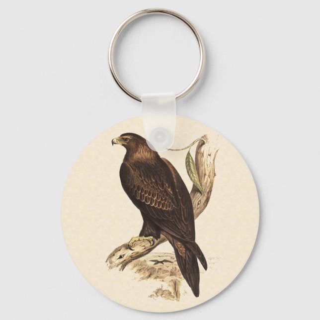 Australischer Wedge Tails Adler. Riesiger Vogel de Schlüsselanhänger (Vorderseite)