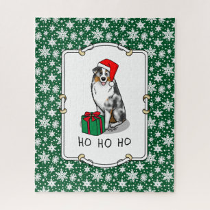Australischer Weihnachtsschäfer (blauer Merle tan/