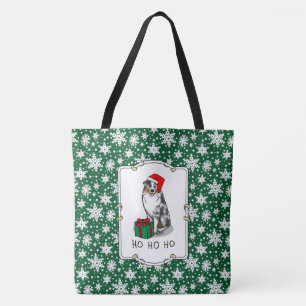 Australischer Weihnachtsschäfer (blauer Merle tan/ Tasche