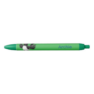 Australischer Willie Wagtail Cartoon personalisier Kugelschreiber