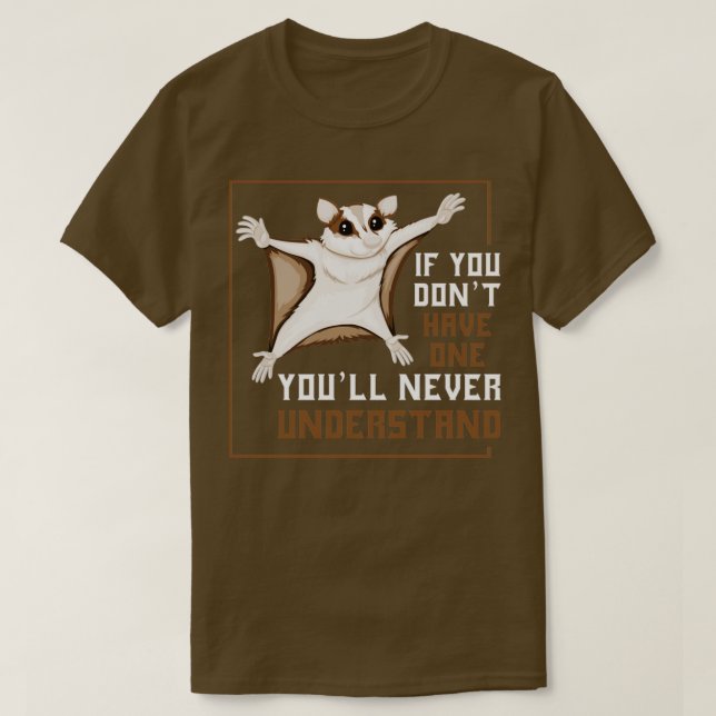 Australischer Zoo Keeper Tiergeschenk Zucker Glide T-Shirt (Design vorne)