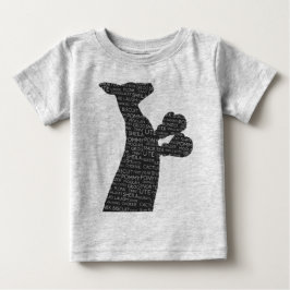 Australisches Boxkangaroo mit Slang Typografie B Baby T-shirt