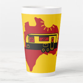 Australisches Caravan-Camping Milchtasse
