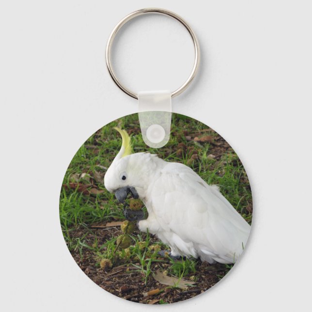 Australisches Cockatoo Schlüsselanhänger (Vorderseite)