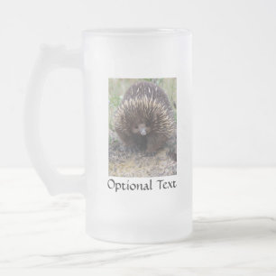 Australisches Echidna-Süße Tier-Foto Mattglas Bierglas