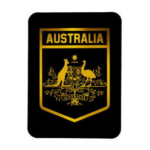 Australisches Emblem Magnet