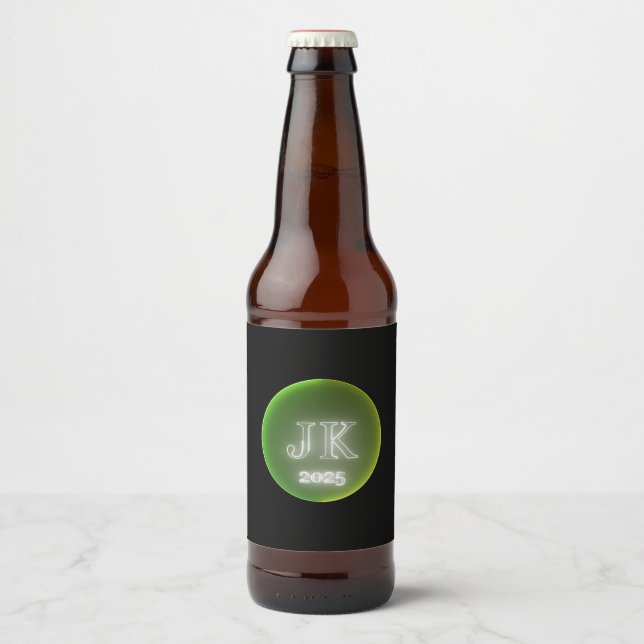 Australisches Farbenbecher-Etikett Bierflaschenetikett (Vorderseite)