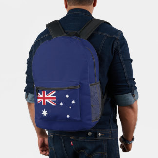 Australisches Flaggenblau Bedruckter Rucksack