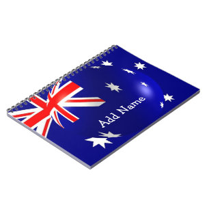 Australisches Flaggendesign Notizblock