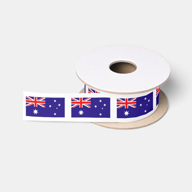 Australisches Flaggengeschenkband für Satinband (Spule)