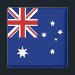 Australisches Flaggenmagnet Magnet<br><div class="desc">Dekorativer Magnet mit der Flagge von Australien - Anpassen Sie es: Bilder anpassen; einen Namen/Slogan für persönliche Geschenke hinzufügen; ein Unternehmen/Club Logo für Werbeartikel © 2009 FlagAndMap hinzufügen.</div>