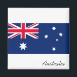 Australisches Flaggenmagnet Magnet<br><div class="desc">Design ist die Nationalflagge Australiens.</div>