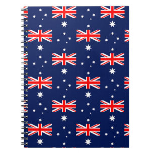 Australisches Flaggenmuster Notizblock
