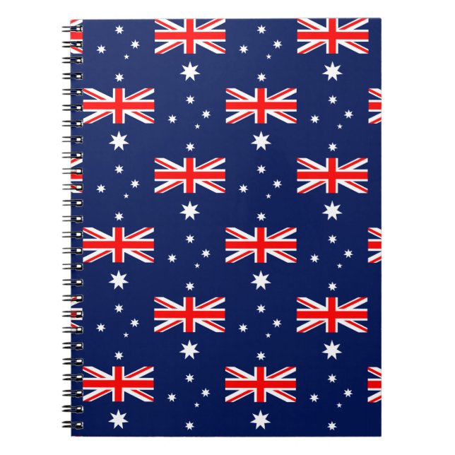 Australisches Flaggenmuster Notizblock (Vorderseite)